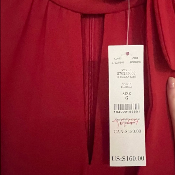 BNWT RED SLEEVELESS DRESS - Picture 5 of 6